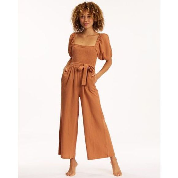Billabong Pants - NWT Billabong Boardwalker Jumpsuit in Orange
